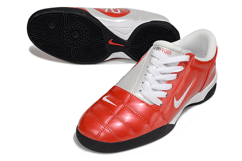 Chuteira Futsal Nike Total 90 IC Vermelha e Branca