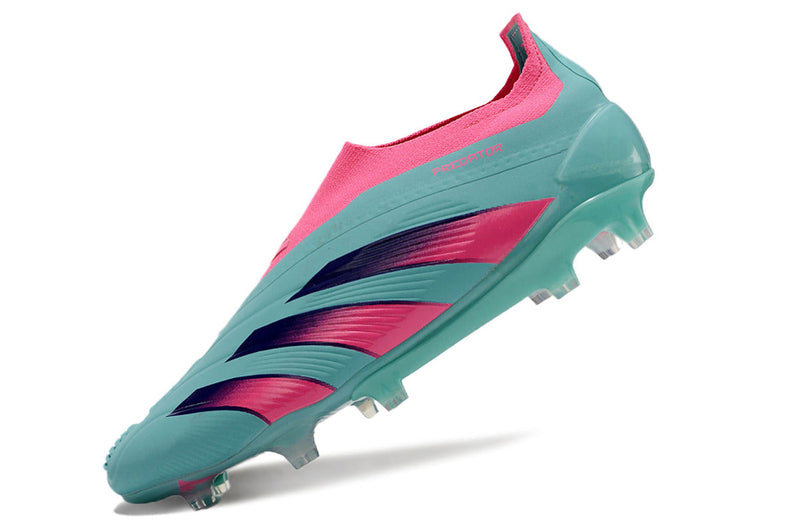 Chuteira Campo Adidas Predator LL Elite FG Verde e Rosa