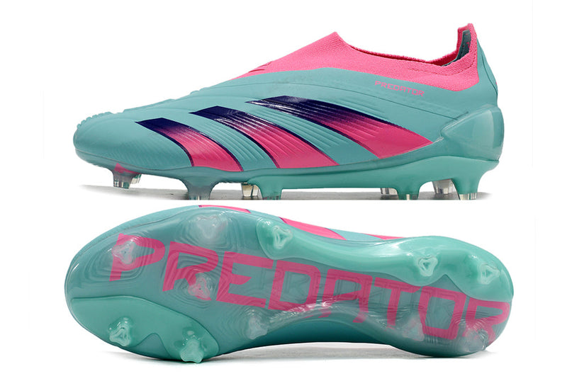 Chuteira Campo Adidas Predator LL Elite FG Verde e Rosa