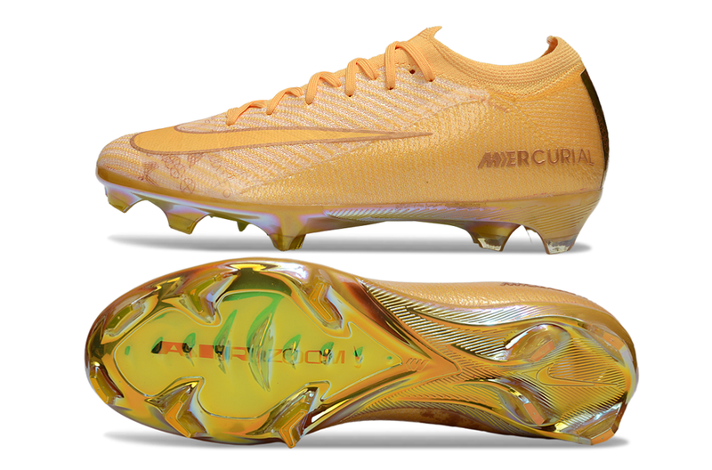 Chuteira Campo Nike Air Zoom Mercurial Vapor 16 Elite FG Amarelo