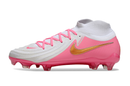 Chuteira Campo Nike Phantom Luna 2 Elite FG Branca e Rosa
