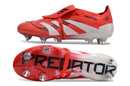 Chuteira Campo Adidas Predator Elite FT 30 Ponta de Aluminio Vermelha e Branca