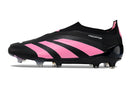 Chuteira Campo Adidas Predator LL Elite FG Preta e Rosa