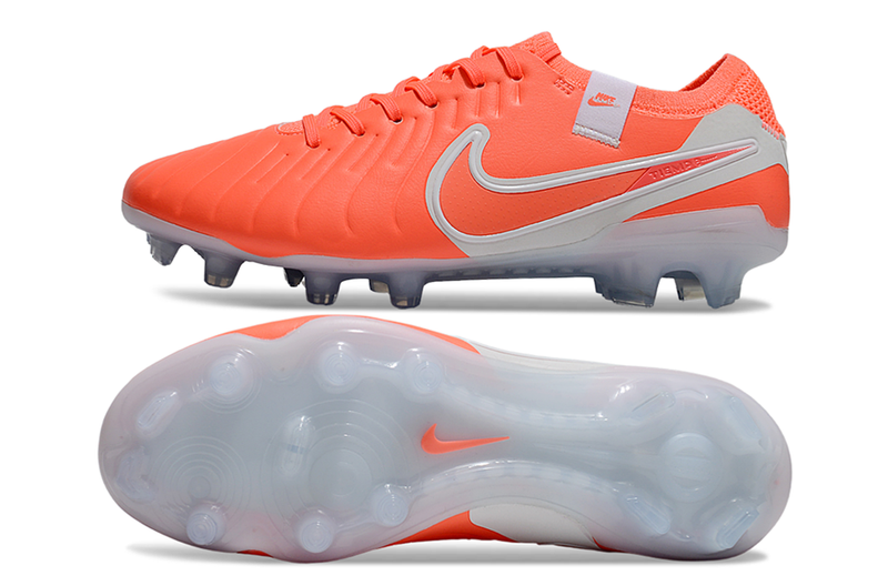 Chuteira Campo Nike Tiempo Legend 10 Elite FG Laranja "Mad Energy"