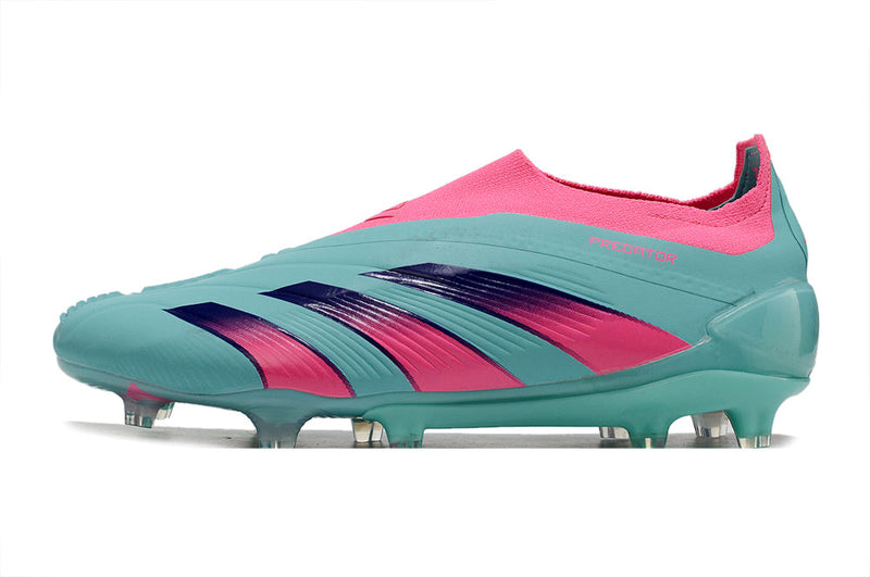 Chuteira Campo Adidas Predator LL Elite FG Verde e Rosa