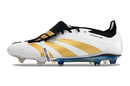Chuteira Campo Adidas Predator FT 30 Elite FG Branca, Dourada e Preta