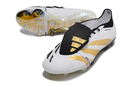 Chuteira Campo Adidas Predator FT 30 Elite FG Branca, Dourada e Preta