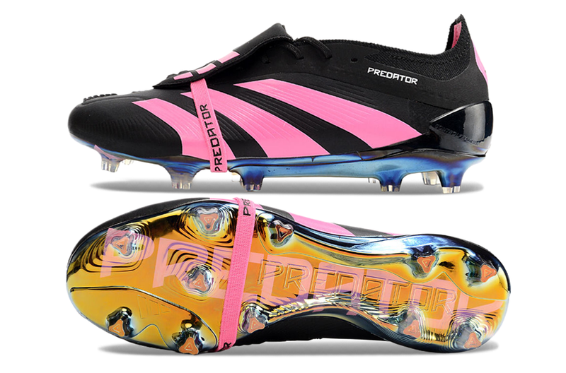 Chuteira Campo Adidas Predator FT 30 Elite FG Preta e Rosa