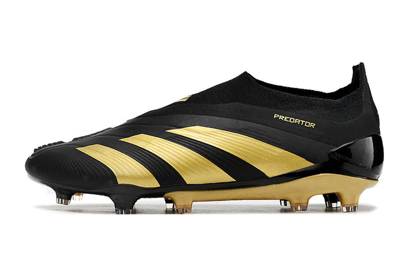 Chuteira Campo Adidas Predator LL Elite FG Preta e Dourado