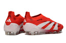 Chuteira Campo Adidas Predator LL Elite FG Vermelha e Branca "Pure Victory"