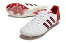 Chuteira Campo Adidas AdiPure 11 Pro FG Branca e Vermelha