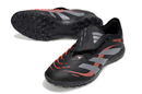 Chuteira Society Adidas Predator League Elite TF Preto e Vermelho "Stealth Victory"