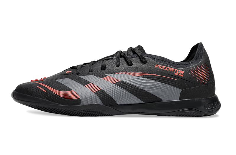 Chuteira Futsal Adidas Predator 24 Elite IC Preta e Vermelha