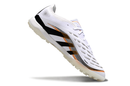 Chuteira Society Adidas Predator Elite TF Branco, Preto e Dourado "TEAMGEIST"