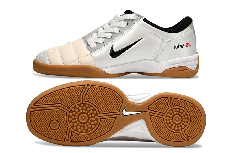 Chuteira Futsal Nike Total 90 IC Creme