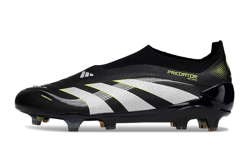 Chuteira Campo Adidas Predator LL Elite FG Preto, Branco e Verde