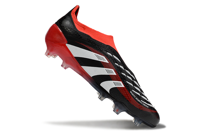 Chuteira Campo Adidas Predator LL Elite FG Preto e Vermelho "Moments"