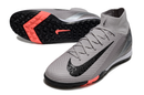 Chuteira Society Nike Air Zoom Mercurial Superfly 10 Elite TF Cinza e Preto