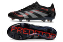 Chuteira Campo Adidas Predator Elite FG Preta e Vermelha