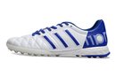 Chuteira Society Adidas AdiPure 11 Pro TF Branca e Azul