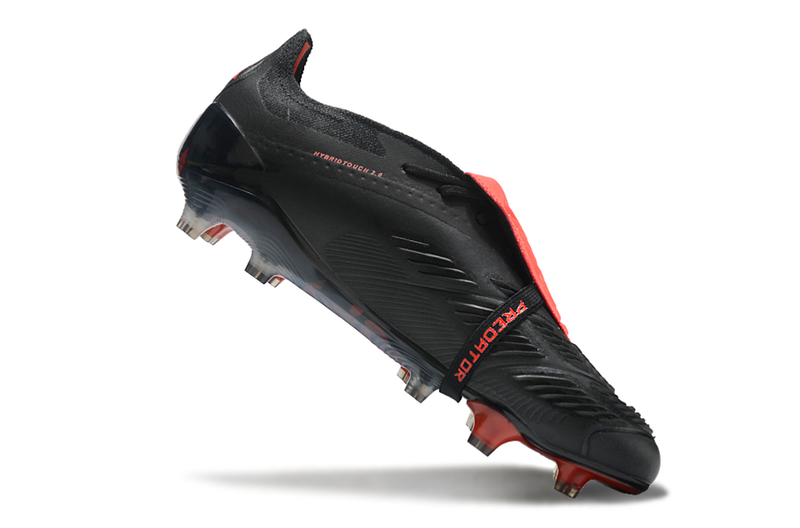 Chuteira Campo Adidas Predator FT 30 Elite FG Preta e Vermelha