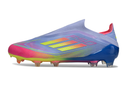 Chuteira Campo Adidas F50+ LL FG Rosa e Azul "Celestial Victory"