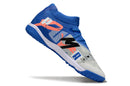 Chuteira Society Puma Future 8 TF Azul e Cinza "Forever"