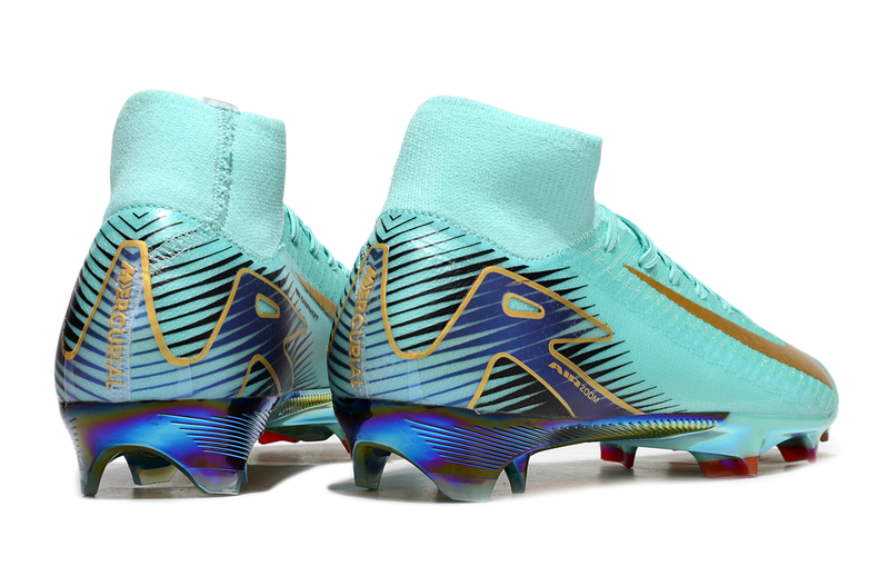 Chuteira Campo Nike Air Zoom Mercurial Superfly 10 Elite FG Verde