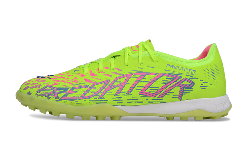 Chuteira Society Adidas Predator Elite TF Verde e Roxo