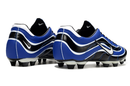 Chuteira Campo Nike Mercurial Vapor 1998 FG Preto, Azul e Branco