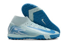 Chuteira Infantil Society Nike Air Zoom Mercurial Superfly 10 Elite TF Azul "Mad Ambition"