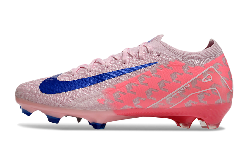 Chuteira Campo Nike Air Zoom Mercurial Vapor 16 Elite FG Rosa e Azul