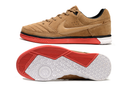 Chuteira Futsal Nike 5 StreetGato IC Marrom e Vermelho