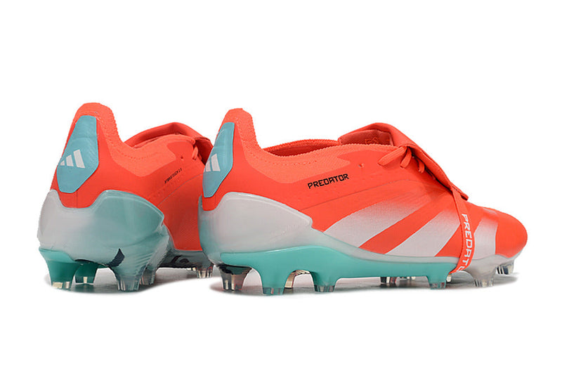 Chuteira Campo Adidas Predator FT 30 Elite FG Laranja e Verde
