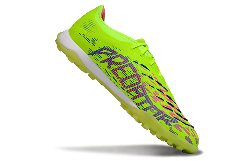 Chuteira Society Adidas Predator Elite TF Verde e Roxo
