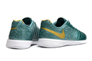 Chuteira Futsal Nike Lunar Gato II IC Verde e Dourado