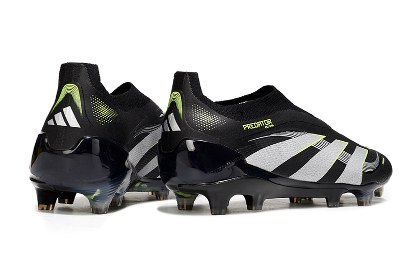 Chuteira Campo Adidas Predator LL Elite FG Preto, Branco e Verde