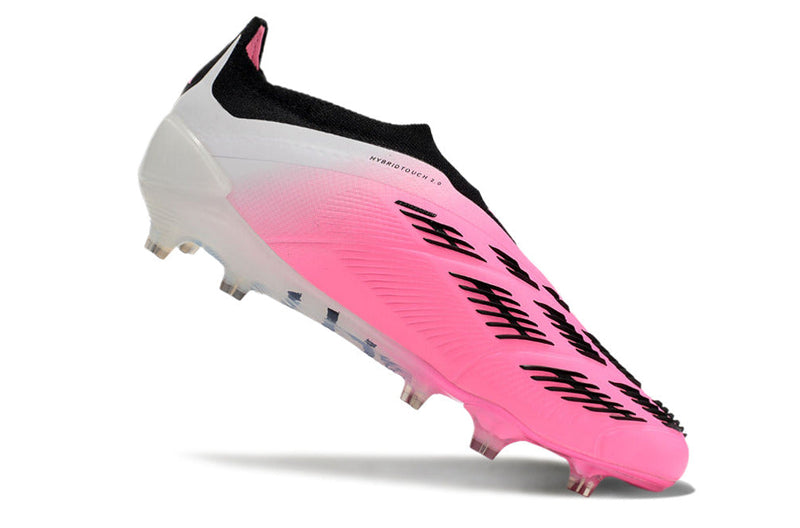 Chuteira Campo Adidas Predator LL Elite FG Branca e Rosa