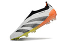 Chuteira Campo Adidas Predator LL Elite FG Branco, Laranja e Amarelo