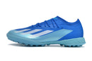 Chuteira Infantil Society Adidas X Crazyfast.1 TF Azul "Marine Rush Pack"