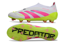 Chuteira Campo Adidas Predator LL Elite FG Branco, Rosa e Verde "Celestial Victory"