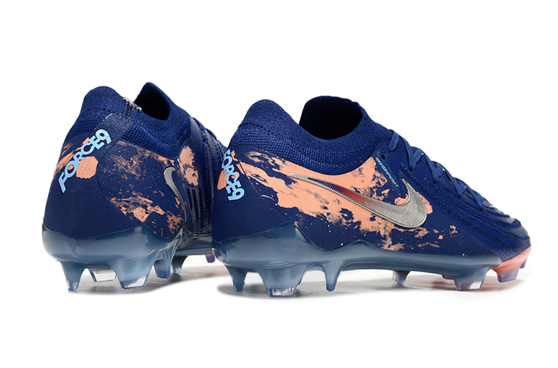 Chuteira Campo Nike Phantom GX 2 Elite FG Azul e Laranja