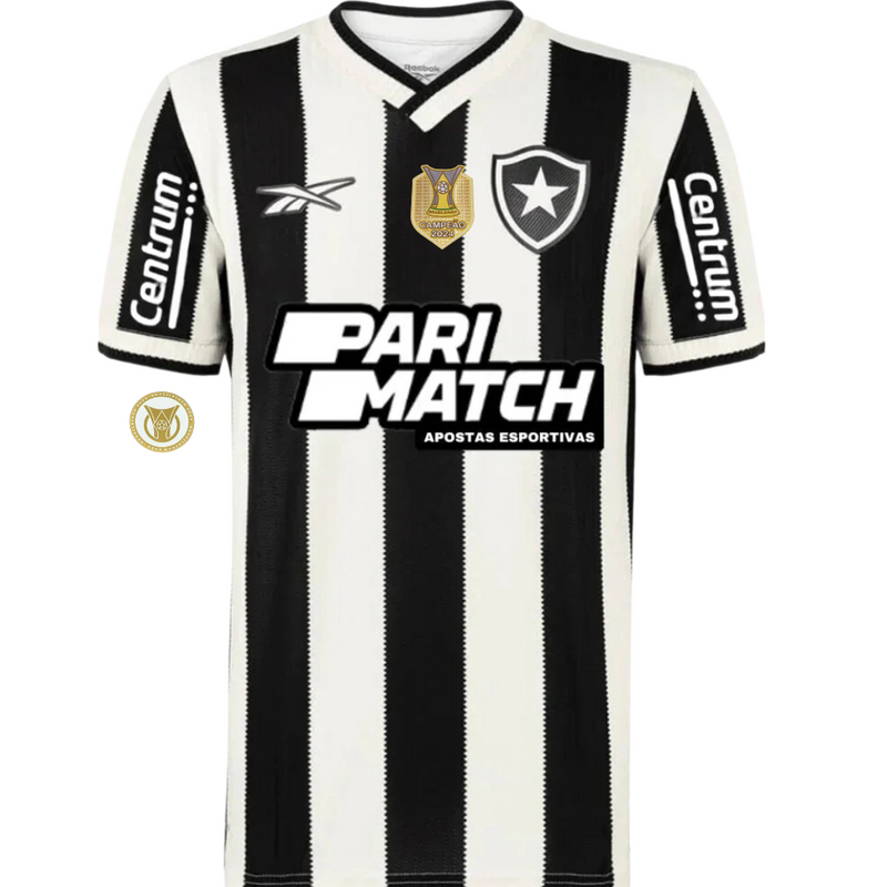 Camisa Alvinegra Botafogo Campeão 2024