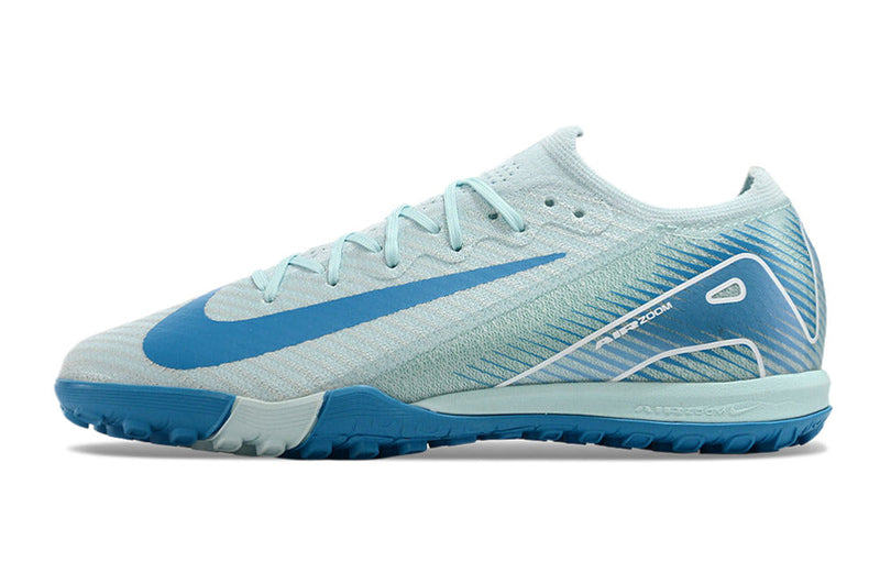 Chuteira Infantil Society Nike Air Zoom Mercurial Vapor 16 Elite TF Azul "Mad Ambition Pack"