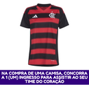 LANÇAMENTO Camisa Feminina Flamengo I 2025