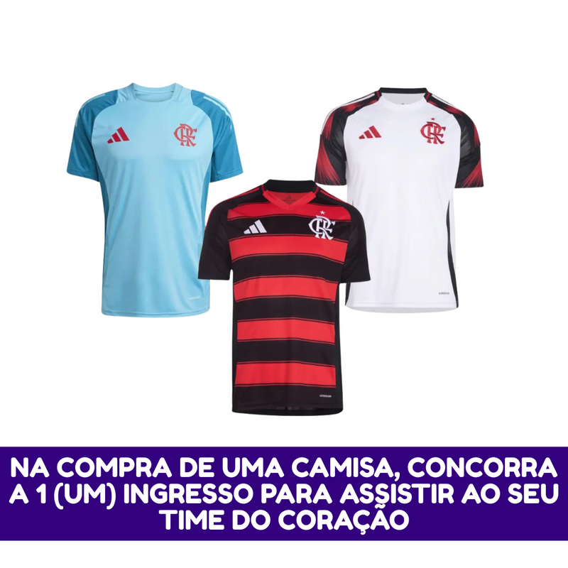 KIT LANÇAMENTO 3 CAMISAS MENGÃO 2025