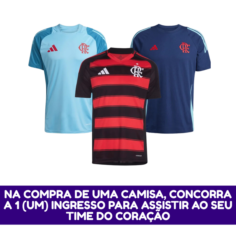 KIT LANÇAMENTO 3 CAMISAS MENGÃO 2025