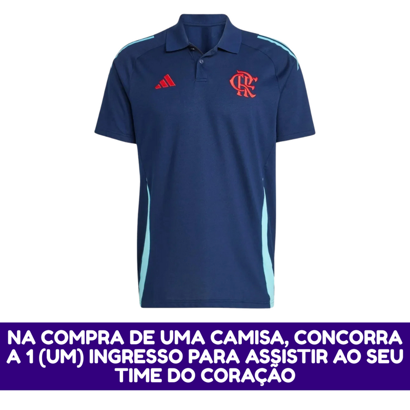Camisa Masculina Flamengo Polo Comissão 2025