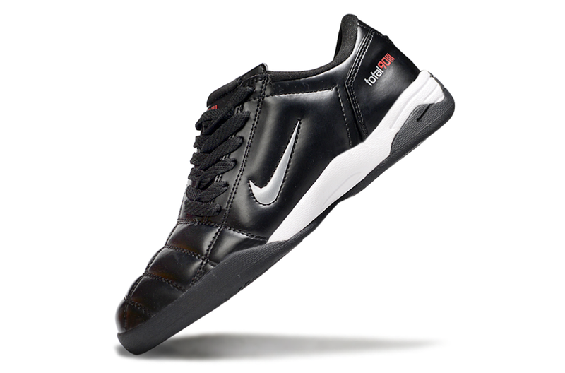 Chuteira Futsal Nike Total 90 IC Preta e Prata