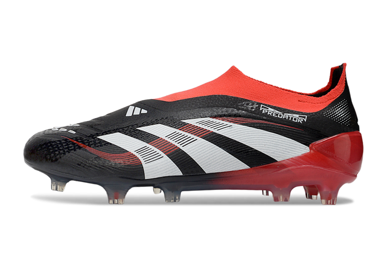Chuteira Campo Adidas Predator LL Elite FG Preto e Vermelho "Moments"
